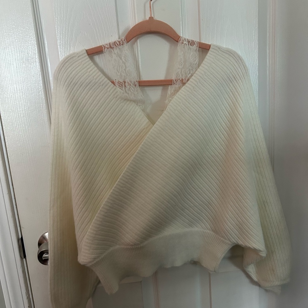 Elegant Cream Sweater